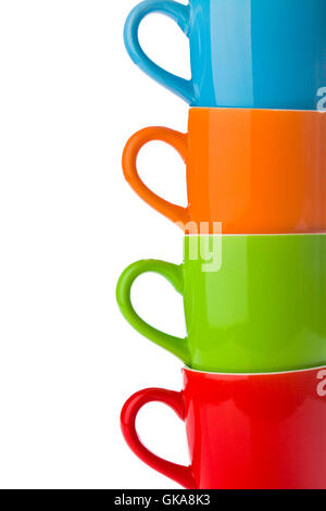 cafe cup colour Stock Photo