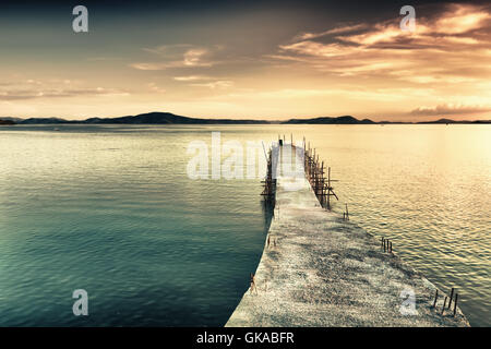 sunset sunrise fantasy Stock Photo