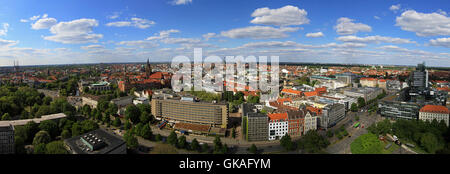 city town germany Stock Photo