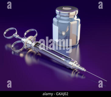 medicinally medical needle Stock Photo