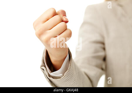 sign signal gesture Stock Photo