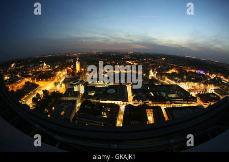 evening saxony sight Stock Photo