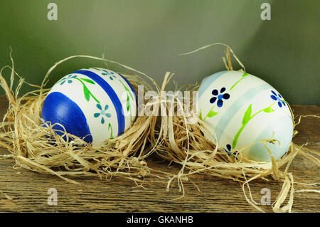 easter eggs Stock Photo