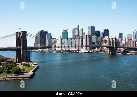 bridge usa skyline Stock Photo