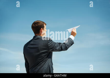 blue humans human beings Stock Photo
