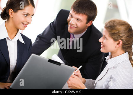 conversation talk speaking Stock Photo
