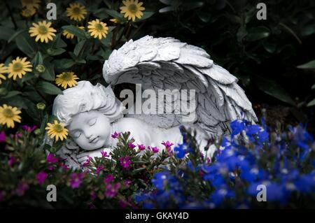 sleeping angel Stock Photo