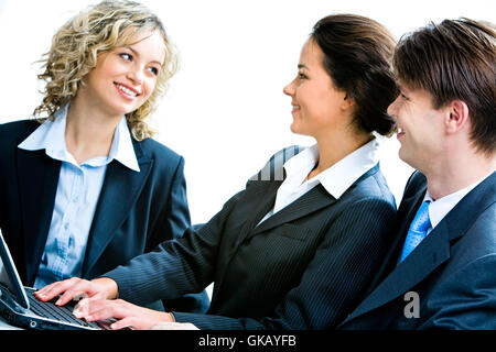 talk speaking speaks Stock Photo