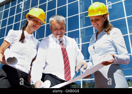 woman blue humans Stock Photo