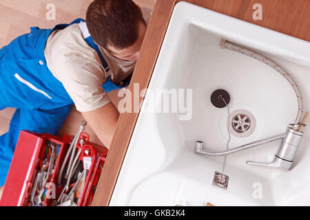 job metal kitchen Stock Photo