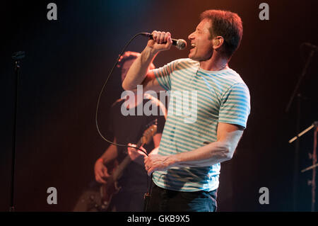 David Duchovny performing his new album 'Hell or Highwater' at Sala Barts, Barcelona  Featuring: David Duchovny Where: Barcelona, Spain When: 14 May 2016 Stock Photo