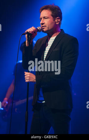 David Duchovny performing his new album 'Hell or Highwater' at Sala Barts, Barcelona  Featuring: David Duchovny Where: Barcelona, Spain When: 14 May 2016 Stock Photo