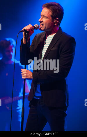 David Duchovny performing his new album 'Hell or Highwater' at Sala Barts, Barcelona  Featuring: David Duchovny Where: Barcelona, Spain When: 14 May 2016 Stock Photo