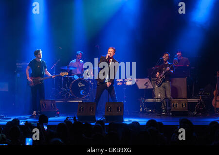 David Duchovny performing his new album 'Hell or Highwater' at Sala Barts, Barcelona  Featuring: David Duchovny Where: Barcelona, Spain When: 14 May 2016 Stock Photo