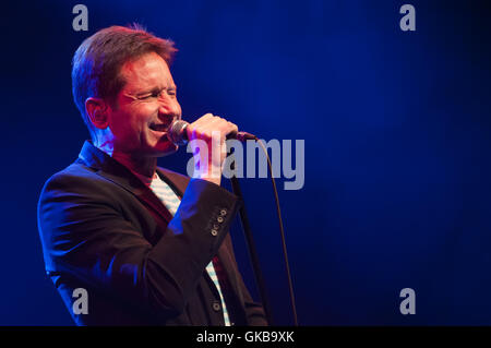 David Duchovny performing his new album 'Hell or Highwater' at Sala Barts, Barcelona  Featuring: David Duchovny Where: Barcelona, Spain When: 14 May 2016 Stock Photo