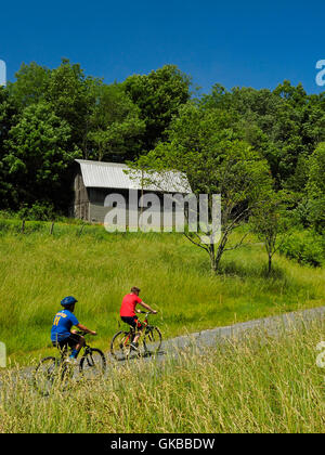 Whitetop Station, Virginia Creeper Trail, Damascus, Virginia, USA Stock Photo