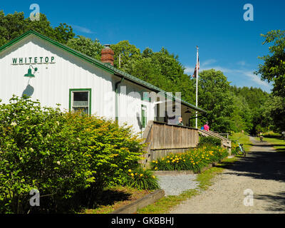 Whitetop Station, Virginia Creeper Trail, Damascus, Virginia, USA Stock Photo