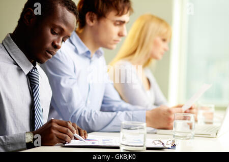woman profile humans Stock Photo