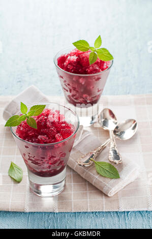 frozen fruit dessert Stock Photo