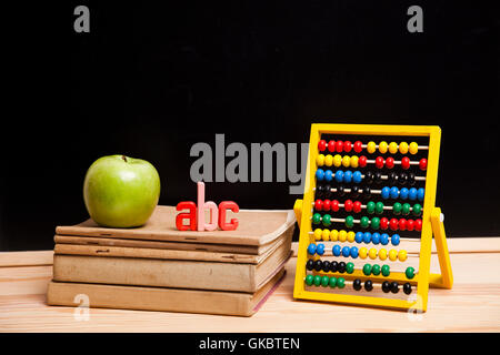 board education blackboard Stock Photo