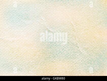 Watercolor paper vintage texture with folds, scratches, damages. Template size a4 horizontal format. Old background with space Stock Vector