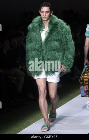 Milan Fashion Week Men's S/S 2017 - Fendi - Catwalk  Where: Milan, Italy When: 20 Jun 2016 Credit: IPA/WENN.com  **Only available for publication in UK, USA, Germany, Austria, Switzerland** Stock Photo