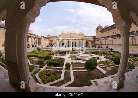 Hall of Mirrors, Amber Fort, Jaipur, India Stock Photo - Alamy