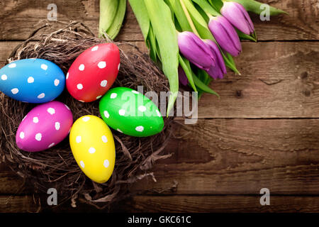 colorful easter Stock Photo