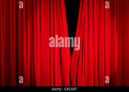 red curtain Stock Photo