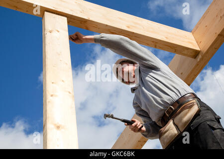 carpenter handyman builder Stock Photo