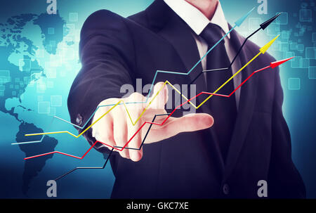blue humans human beings Stock Photo