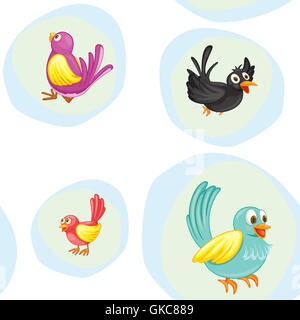 blue animal bird Stock Photo