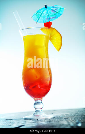 glass chalice tumbler Stock Photo