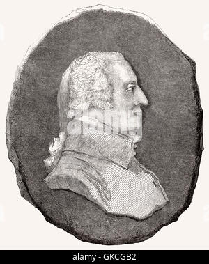 Adam Smith, 1723-1790, a Scottish moral philosopher Stock Photo