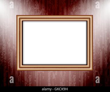 Modern lighting system on the canvas frame of the exhibition hall Stock