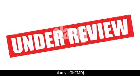 Under review Stock Vector