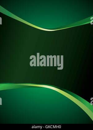 Green background with glossy elements Stock Vector