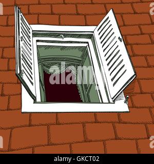window Stock Vector