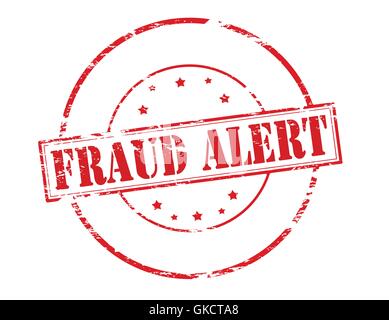 Fraud alert Stock Vector