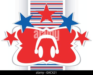 modern headphone buttons web icon vector Stock Vector