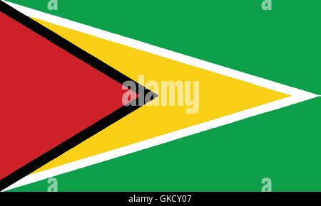 Guyana Flag Stock Vector