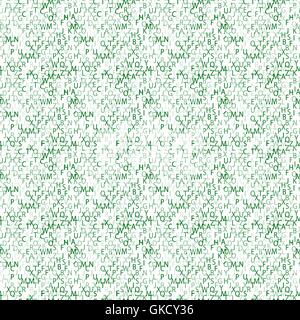 Matrix background with the green symbols. Seamless pattern. Vector Stock Vector