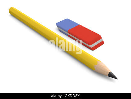 study blue office Stock Photo