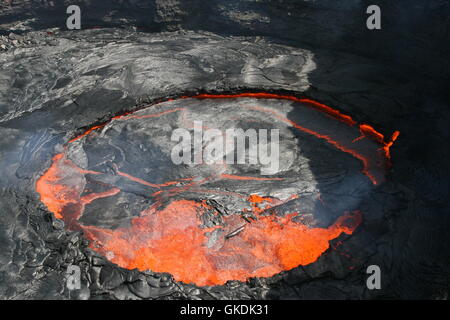 volcano erta ale in ethiopia Stock Photo