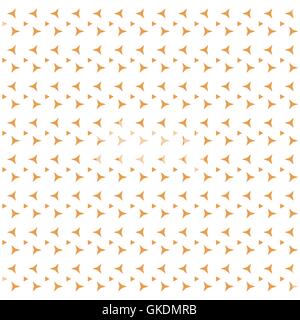 Colorful picture: the cute pattern of triangles on a white background Stock Vector