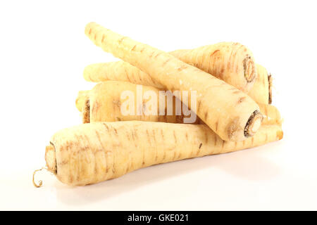 beige parsnips Stock Photo