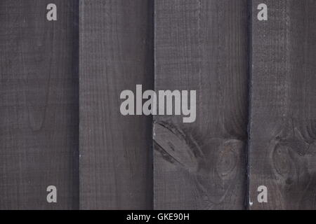 Wooden Fence Background (Black) Stock Photo