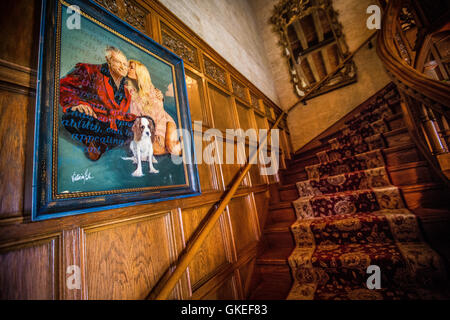 The Playboy Mansion is the home of Playboy magazine founder Hugh Hefner ...