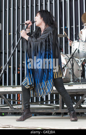 Rock on the Range 2016 Music Festival at MAPFRE Stadium in Columbus, OH, USA  Featuring: The Struts Where: Columbus, Ohio, United States When: 22 May 2016 Stock Photo