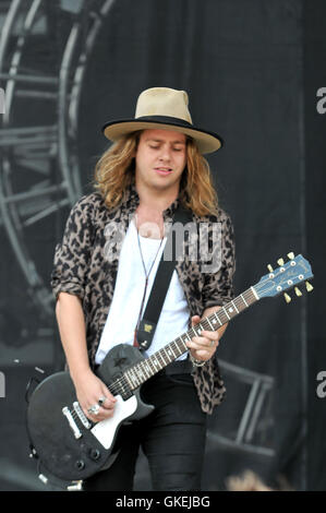 Rock on the Range 2016 Music Festival at MAPFRE Stadium in Columbus, OH, USA  Featuring: The Struts Where: Columbus, Ohio, United States When: 22 May 2016 Stock Photo